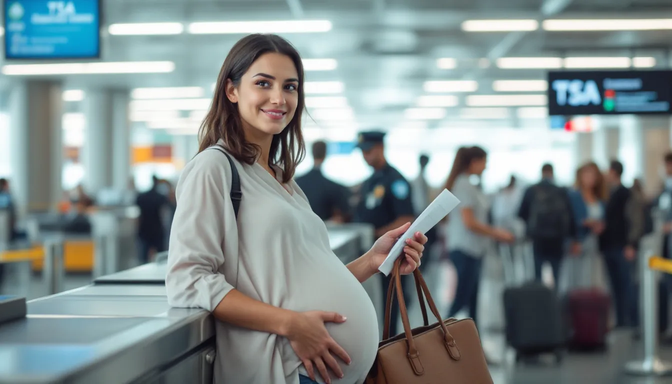 Airport security screening process