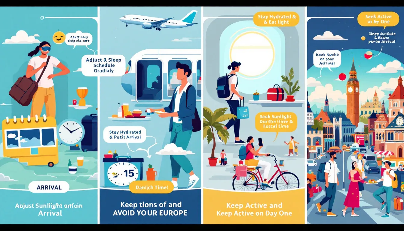 How to Avoid Jet Lag Flying to Europe