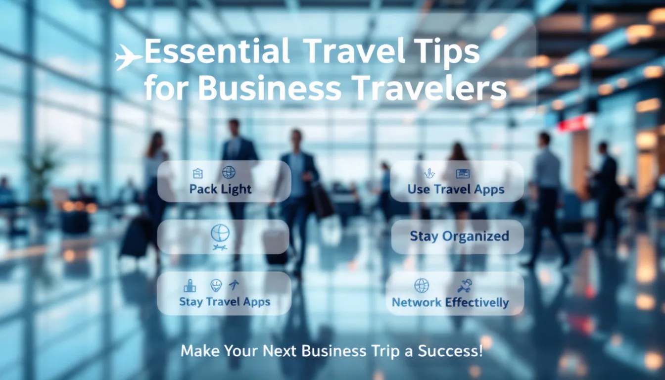  travel tips for business travelers